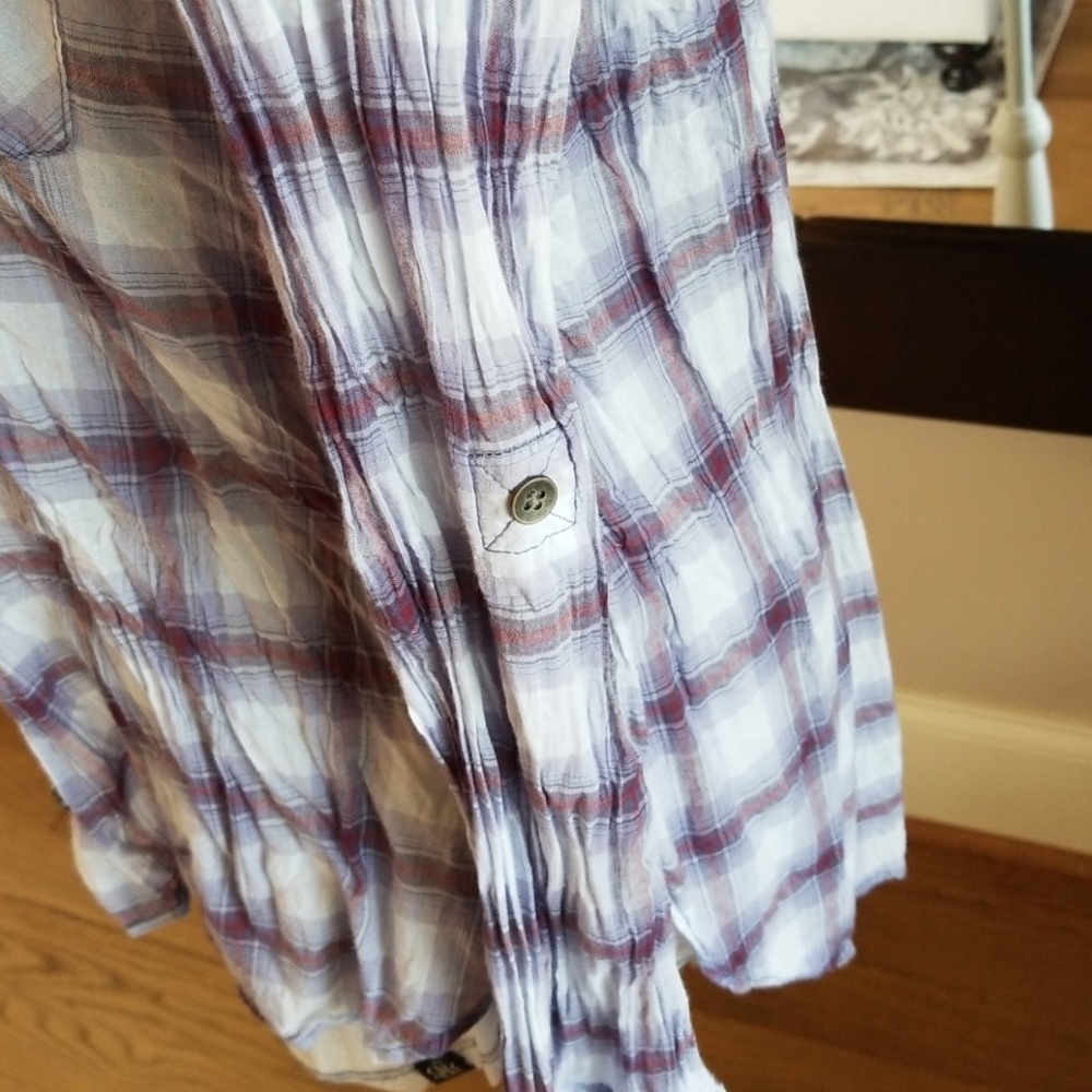 {Rock & Republic} Blue Granite Rococo Rock Top - Picture 4 of 5